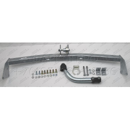 M070A GALIA Полностью оцинкованный фаркоп на Mitsubishi Space Star 1998-2005. Тип шара: A. Невидимый вырез бампера. Нагрузки: 1500/75 кг, масса фаркопа 12,42 кг