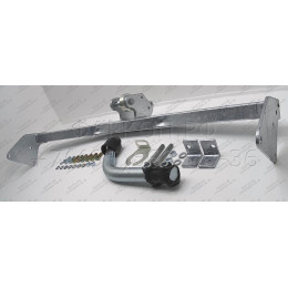 M070A GALIA Полностью оцинкованный фаркоп на Mitsubishi Space Star 1998-2005. Тип шара: A. Невидимый вырез бампера. Нагрузки: 1500/75 кг, масса фаркопа 12,42 кг