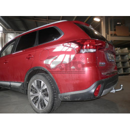 M126C GALIA Полностью оцинкованный фаркоп на Mitsubishi Outlander 2012-2019, 2019-2022. Подрозетник убирается за бампер. Тип шара: C (горизонтальный съемный). Подре