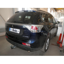 M126C GALIA Полностью оцинкованный фаркоп на Mitsubishi Outlander 2012-2019, 2019-2022. Подрозетник убирается за бампер. Тип шара: C (горизонтальный съемный). Подре