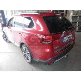 M126C GALIA Полностью оцинкованный фаркоп на Mitsubishi Outlander 2012-2019, 2019-2022. Подрозетник убирается за бампер. Тип шара: C (горизонтальный съемный). Подре