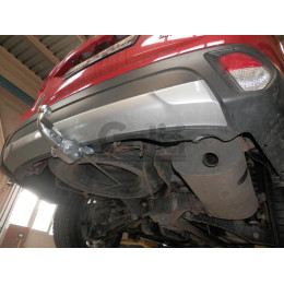 M126C GALIA Полностью оцинкованный фаркоп на Mitsubishi Outlander 2012-2019, 2019-2022. Подрозетник убирается за бампер. Тип шара: C (горизонтальный съемный). Подре