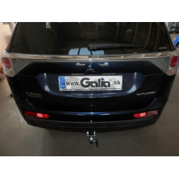 M126C GALIA Полностью оцинкованный фаркоп на Mitsubishi Outlander 2012-2019, 2019-2022. Подрозетник убирается за бампер. Тип шара: C (горизонтальный съемный). Подре
