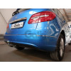 M128C GALIA Полностью оцинкованный фаркоп на Mercedes A-Class w176 дорестайлинг 2012-2015, Mercedes B-Class w246 2012-2019. Подрозетник убирается за бампер. Тип шара: C (горизонтальный съемный). Без выреза бампера. Нагрузки: 1600/100 кг, масса фаркопа 16,