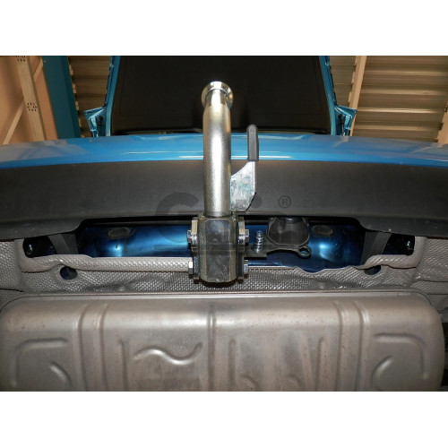 M128C GALIA Полностью оцинкованный фаркоп на Mercedes A-Class w176 дорестайлинг 2012-2015, Mercedes B-Class w246 2012-2019. Подрозетник убирается за бампер. Тип шара: C (горизонтальный съемный). Без выреза бампера. Нагрузки: 1600/100 кг, масса фаркопа 16,