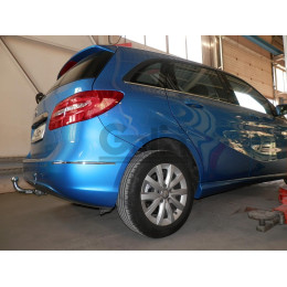 M128C GALIA Полностью оцинкованный фаркоп на Mercedes A-Class w176 дорестайлинг 2012-2015, Mercedes B-Class w246 2012-2019. Подрозетник убирается за бампер. Тип шара: C (гори