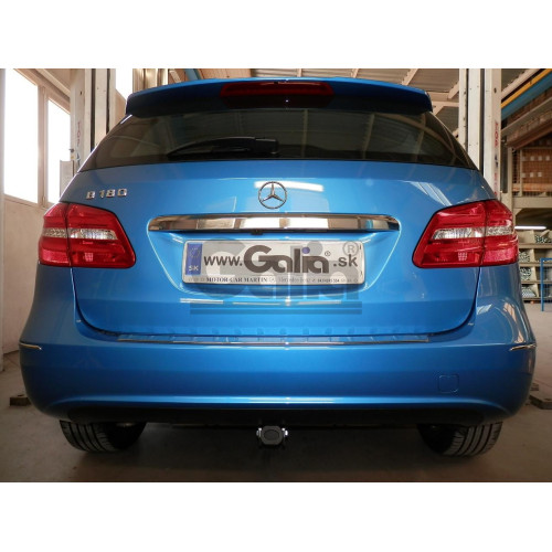 M128C GALIA Полностью оцинкованный фаркоп на Mercedes A-Class w176 дорестайлинг 2012-2015, Mercedes B-Class w246 2012-2019. Подрозетник убирается за бампер. Тип шара: C (горизонтальный съемный). Без выреза бампера. Нагрузки: 1600/100 кг, масса фаркопа 16,