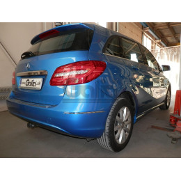 M128C GALIA Полностью оцинкованный фаркоп на Mercedes A-Class w176 дорестайлинг 2012-2015, Mercedes B-Class w246 2012-2019. Подрозетник убирается за бампер. Тип шара: C (гори
