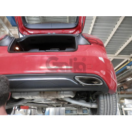 M128C GALIA Полностью оцинкованный фаркоп на Mercedes A-Class w176 дорестайлинг 2012-2015, Mercedes B-Class w246 2012-2019. Подрозетник убирается за бампер. Тип шара: C (гори