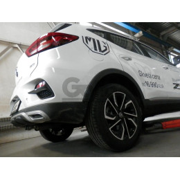 M147C GALIA Полностью оцинкованный фаркоп на MG ZS 2021-2024. Подрозетник убирается за бампер. Тип шара: C (горизонтальный съемный). Установка без вырез