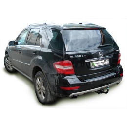 M205-A Лидер-плюс ТСУ для Mercedes M-Class w164 2005-2012 (без подрезки бампера), Mercedes M-Class w166 2012-2015, GLE-Class w166 2015-2019 (требуется подрезка бампера). Нагрузки: 1250/75 к