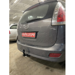 M304-A Лидер-плюс ТСУ для Mazda 5 (CR19) минивен 2005-2010 без выреза бампера. Нагрузки: 1500/75 кг, масса фаркопа 15,32 кг (без электрики в комплекте)