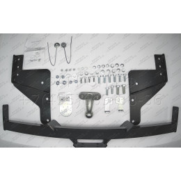 M305-F Лидер-плюс ТСУ для Mazda BT-50 2007-2012, Ford Ranger 2007-2012 без выреза бампера. Нагрузки: 2000/100 кг, масса фаркопа 26,7 кг (без электрики в комплекте)