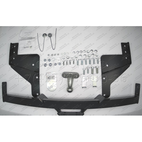 M305-F Лидер-плюс ТСУ для Mazda BT-50 2007-2012, Ford Ranger 2007-2012 без выреза бампера. Нагрузки: 2000/100 кг, масса фаркопа 26,7 кг (без электрики в комплекте)