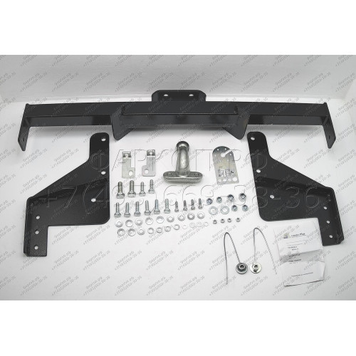M305-F Лидер-плюс ТСУ для Mazda BT-50 2007-2012, Ford Ranger 2007-2012 без выреза бампера. Нагрузки: 2000/100 кг, масса фаркопа 26,7 кг (без электрики в комплекте)