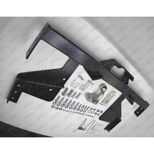 M305-F Лидер-плюс ТСУ для Mazda BT-50 2007-2012, Ford Ranger 2007-2012 без выреза бампера. Нагрузки: 2000/100 кг, масса фаркопа 26,7 кг (без электрики в комплекте)