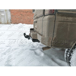 H.M15.A HALTY Фаркоп на Mitsubishi Delica 3 поколение 1986-1999 без подрезки бампера. Тип шара: A. Нагрузки: 750/75 кг, масса фаркопа 19,9 кг