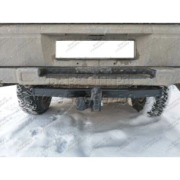 H.M15.A HALTY Фаркоп на Mitsubishi Delica 3 поколение 1986-1999 без подрезки бампера. Тип шара: A. Нагрузки: 750/75 кг, масса фаркопа 19,9 кг