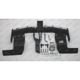 MPS-21-991124.00 PT GROUP Фаркоп с нержавеющей накладкой на Mitsubishi Pajero Sport рестайлинг 2021- без подрезки бампера. Тип шара: E (легкосъемный шар под квадрат).