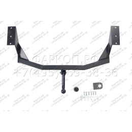 H.M19.A HALTY Фаркоп на Mitsubishi Delica D5 2007-2019, 2019- (кроме Urban Gear) без подрезки бампера. Тип шара: A. Нагрузки: 750/75 кг, масса фаркопа 16,6 кг