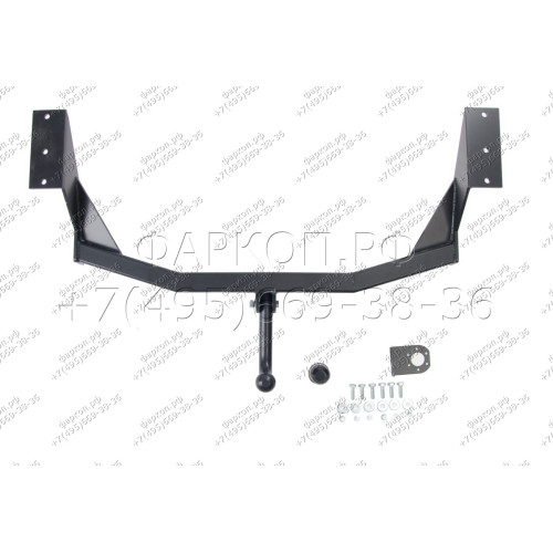 H.M19.A HALTY Фаркоп на Mitsubishi Delica D5 2007-2019, 2019- (кроме Urban Gear) без подрезки бампера. Тип шара: A. Нагрузки: 750/75 кг, масса фаркопа 16,6 кг