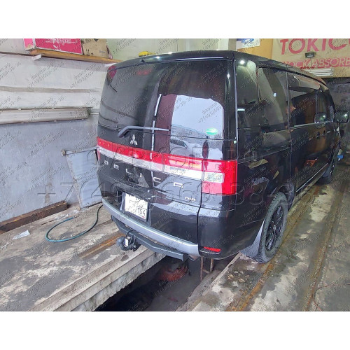 H.M19.A HALTY Фаркоп на Mitsubishi Delica D5 2007-2019, 2019- (кроме Urban Gear) без подрезки бампера. Тип шара: A. Нагрузки: 750/75 кг, масса фаркопа 16,6 кг
