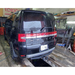 H.M19.A HALTY Фаркоп на Mitsubishi Delica D5 2007-2019, 2019- (кроме Urban Gear) без подрезки бампера. Тип шара: A. Нагрузки: 750/75 кг, масса фаркопа 16,6 кг