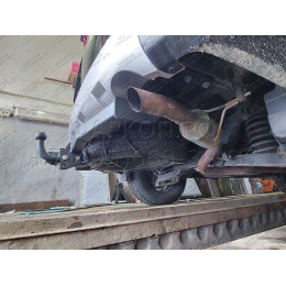 H.M19.A HALTY Фаркоп на Mitsubishi Delica D5 2007-2019, 2019- (кроме Urban Gear) без подрезки бампера. Тип шара: A. Нагрузки: 750/75 кг, масса фаркопа 16,6 кг