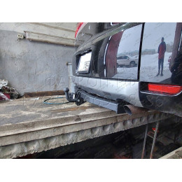 H.M19.A HALTY Фаркоп на Mitsubishi Delica D5 2007-2019, 2019- (кроме Urban Gear) без подрезки бампера. Тип шара: A. Нагрузки: 750/75 кг, масса фаркопа 16,6 кг