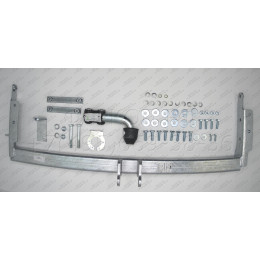 N040A GALIA Полностью оцинкованный фаркоп на Nissan X-Trail T30 2001-2007. Тип шара: A. Подрезка бампера. Нагрузки: 2100/100 кг, масса фаркопа 14,02 кг