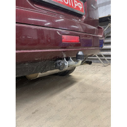 N040A GALIA Полностью оцинкованный фаркоп на Nissan X-Trail T30 2001-2007. Тип шара: A. Подрезка бампера. Нагрузки: 2100/100 кг, масса фаркопа 14,02 кг