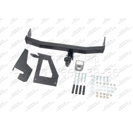 H.N21.A HALTY Фаркоп на Nissan AD Y11 2WD/4WD 1999-2005, Mazda Familia Van Y11 1999-2005 без подрезки бампера. Тип шара: A. Нагрузки: 750/75 кг, масса фаркопа 16,1 кг