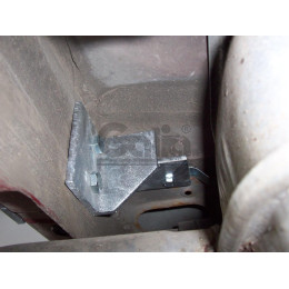 O056A GALIA Полностью оцинкованный фаркоп на Opel Zafira A 1999-2005. Тип шара: A. Без выреза бампера. Нагрузки: 1500/80 кг, масса фаркопа 14,75 кг