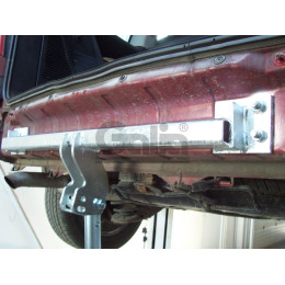 O056A GALIA Полностью оцинкованный фаркоп на Opel Zafira A 1999-2005. Тип шара: A. Без выреза бампера. Нагрузки: 1500/80 кг, масса фаркопа 14,75 кг