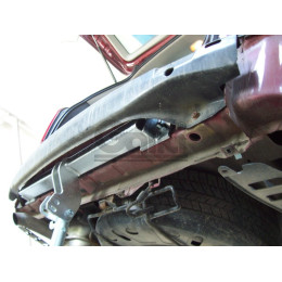 O056A GALIA Полностью оцинкованный фаркоп на Opel Zafira A 1999-2005. Тип шара: A. Без выреза бампера. Нагрузки: 1500/80 кг, масса фаркопа 14,75 кг