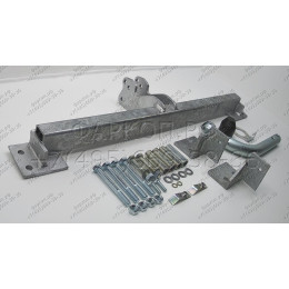 O056A GALIA Полностью оцинкованный фаркоп на Opel Zafira A 1999-2005. Тип шара: A. Без выреза бампера. Нагрузки: 1500/80 кг, масса фаркопа 14,75 кг
