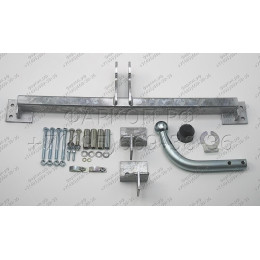O056A GALIA Полностью оцинкованный фаркоп на Opel Zafira A 1999-2005. Тип шара: A. Без выреза бампера. Нагрузки: 1500/80 кг, масса фаркопа 14,75 кг