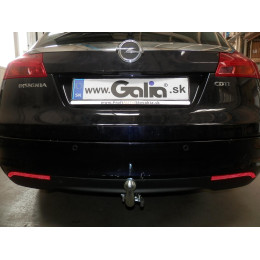 O059A GALIA Полностью оцинкованный фаркоп на Opel Insignia седан/универсал/хетчбек 2009-2017. Подрозетник убирается за бампер. Тип шара: A. Невидимый вырез 