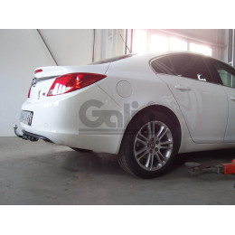 O059A GALIA Полностью оцинкованный фаркоп на Opel Insignia седан/универсал/хетчбек 2009-2017. Подрозетник убирается за бампер. Тип шара: A. Невидимый вырез 