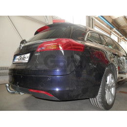 O059A GALIA Полностью оцинкованный фаркоп на Opel Insignia седан/универсал/хетчбек 2009-2017. Подрозетник убирается за бампер. Тип шара: A. Невидимый вырез 