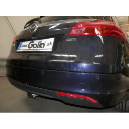 O059A GALIA Полностью оцинкованный фаркоп на Opel Insignia седан/универсал/хетчбек 2009-2017. Подрозетник убирается за бампер. Тип шара: A. Невидимый вырез 