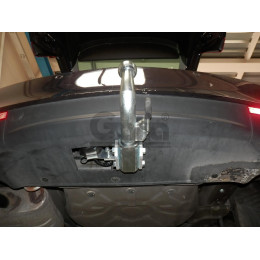O059A GALIA Полностью оцинкованный фаркоп на Opel Insignia седан/универсал/хетчбек 2009-2017. Подрозетник убирается за бампер. Тип шара: A. Невидимый вырез 