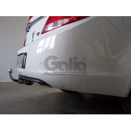 O059A GALIA Полностью оцинкованный фаркоп на Opel Insignia седан/универсал/хетчбек 2009-2017. Подрозетник убирается за бампер. Тип шара: A. Невидимый вырез 