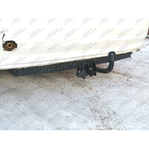 H.H06.A HALTY Фаркоп на Honda Odyssey 2WD/4WD, кроме авто с обвесом, кроме авто с 2 выхлопными трубами 1999-2003 без подрезки бампера. Тип шара: A. Нагрузки: 750/75 кг, масса фаркопа 15, 7 кг