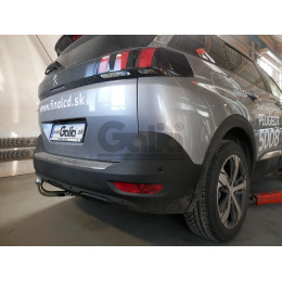 P047C GALIA Полностью оцинкованный фаркоп на Peugeot 5008 2017-2024. Подрозетник убирается за бампер. Требуется невидимая подрезка бампера. Тип шара: C (го