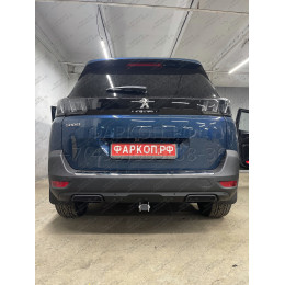 P047C GALIA Полностью оцинкованный фаркоп на Peugeot 5008 2017-2024. Подрозетник убирается за бампер. Требуется невидимая подрезка бампера. Тип шара: C (го