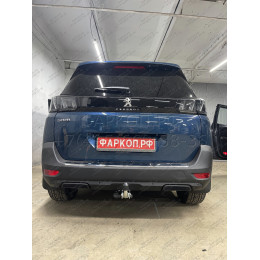 P047C GALIA Полностью оцинкованный фаркоп на Peugeot 5008 2017-2024. Подрозетник убирается за бампер. Требуется невидимая подрезка бампера. Тип шара: C (го
