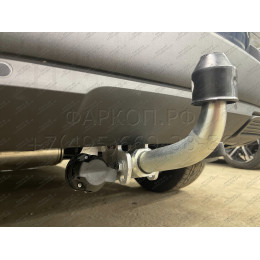 P047C GALIA Полностью оцинкованный фаркоп на Peugeot 5008 2017-2024. Подрозетник убирается за бампер. Требуется невидимая подрезка бампера. Тип шара: C (го