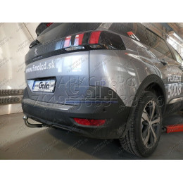 P047C GALIA Полностью оцинкованный фаркоп на Peugeot 5008 2017-2024. Подрозетник убирается за бампер. Требуется невидимая подрезка бампера. Тип шара: C (го