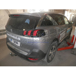 P047C GALIA Полностью оцинкованный фаркоп на Peugeot 5008 2017-2024. Подрозетник убирается за бампер. Требуется невидимая подрезка бампера. Тип шара: C (го